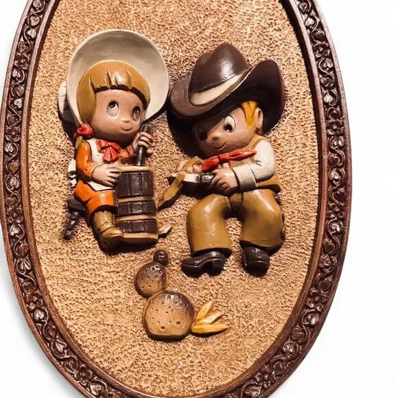 Vintage Wall Decor-1980's western cottage cabin home-accessories - Picture 7 of 8